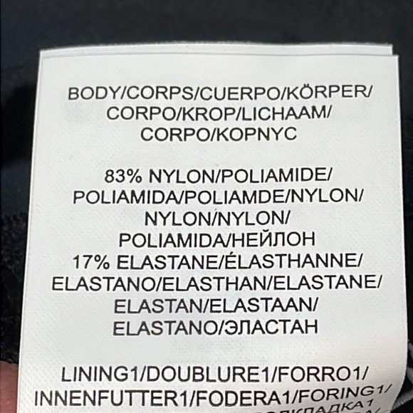 New La Blanca Island Goddess Lace Up Back One Shoulder One Piece Swimsuit Black - Picture 11 of 11